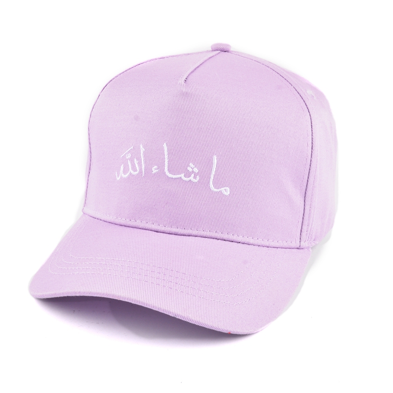 plain logo 5 panels cap sports baseball hats for girls