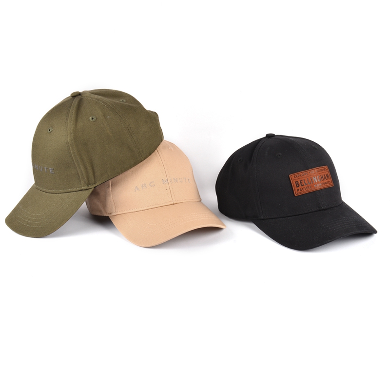 plain logo custom baseball cap design factory