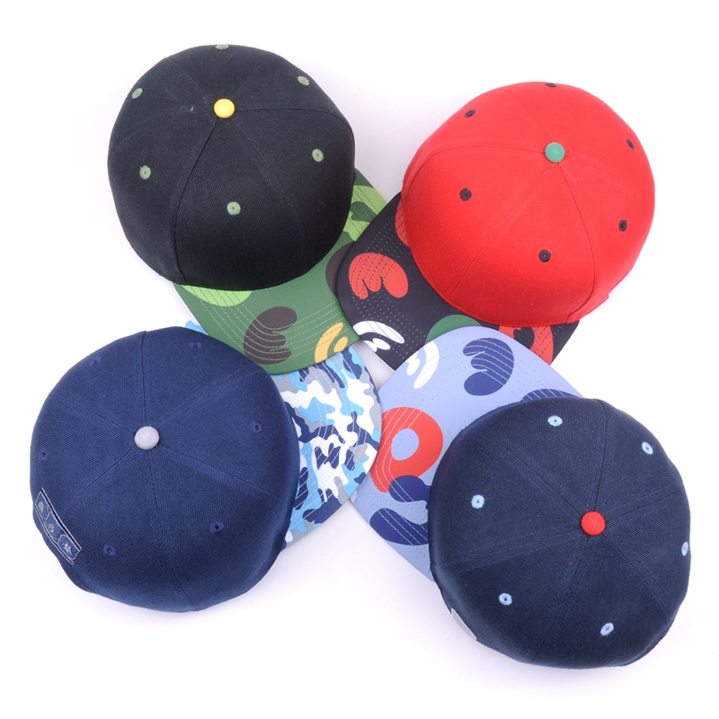 قبعة snapback عادي ، فارغة 6 لوحة snapback القبعات