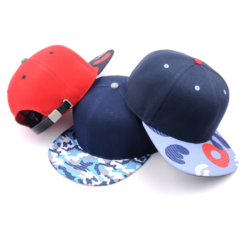 قبعة snapback عادي ، فارغة 6 لوحة snapback القبعات