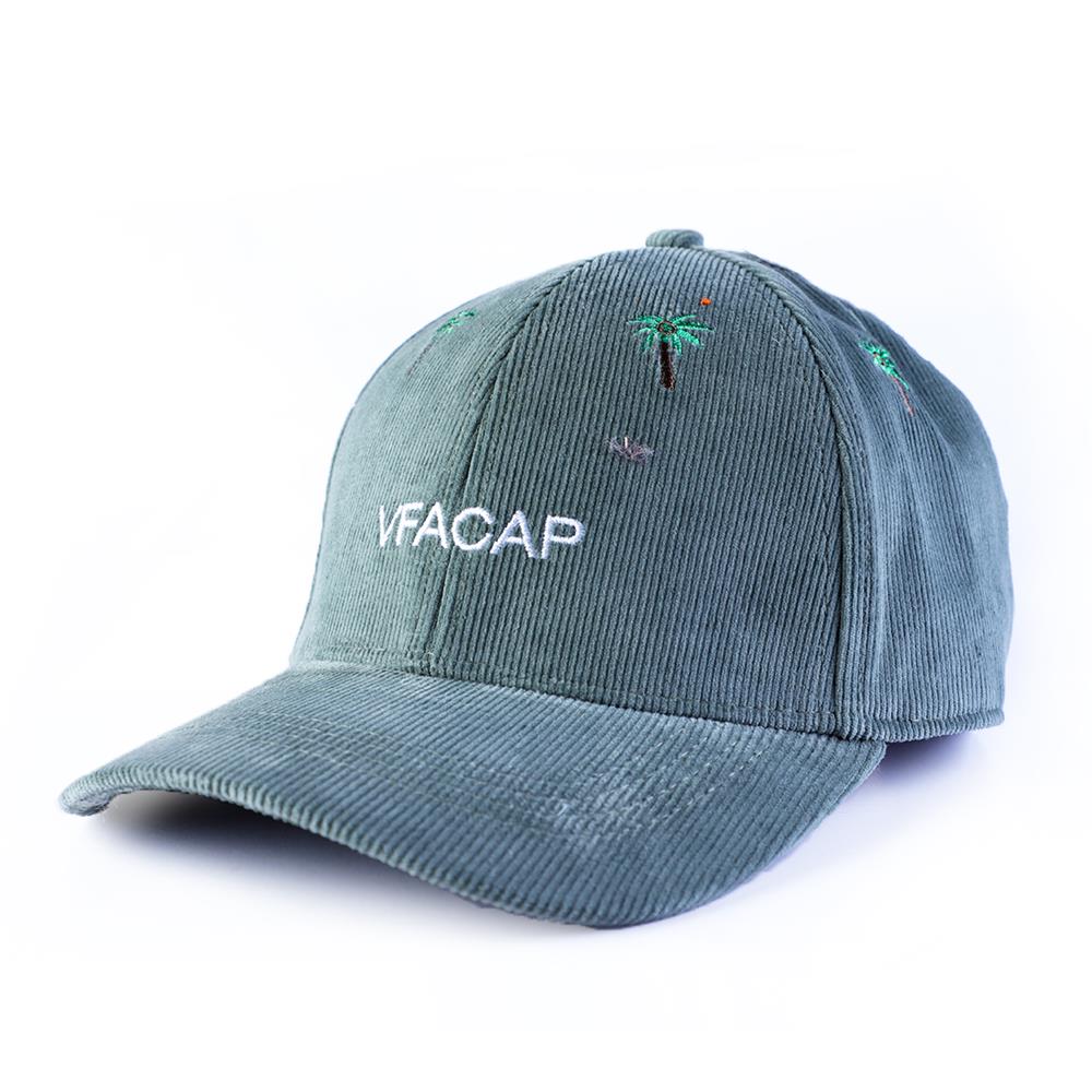 plain vfa embroidery corduroy baseball caps custom