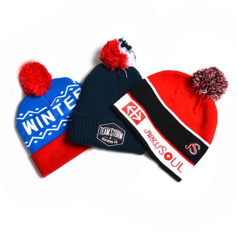 pom pom beanie hats wholesale