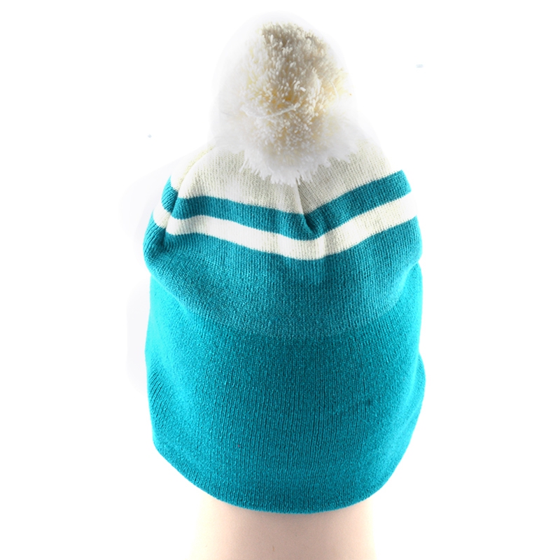 porcelain beanie hat with bobble for the little ones