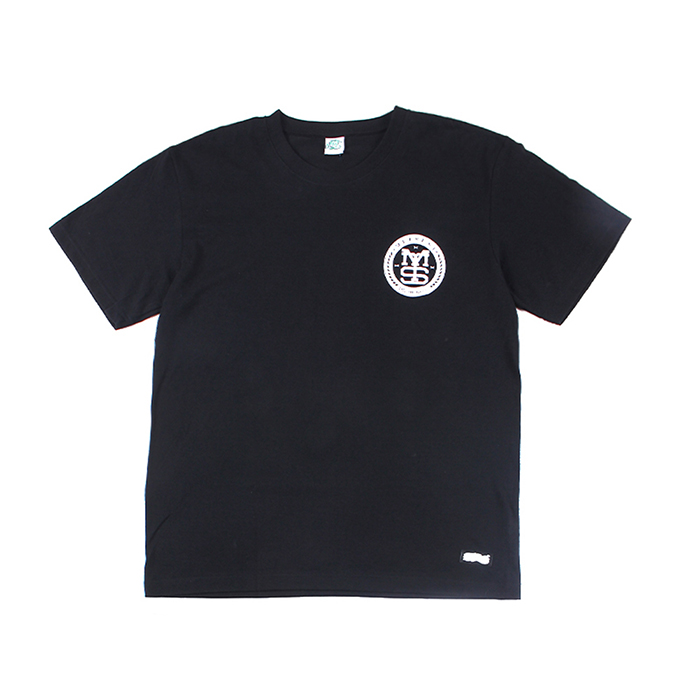 印刷ロゴ黒Tシャツカスタム中国