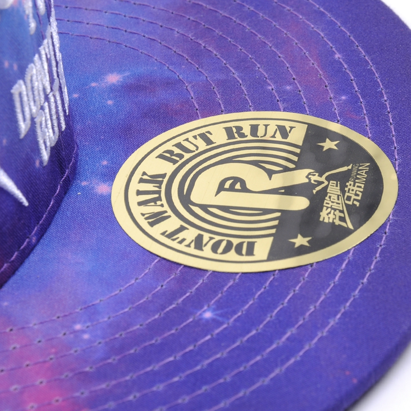puff embroidery printed galaxy snapback caps