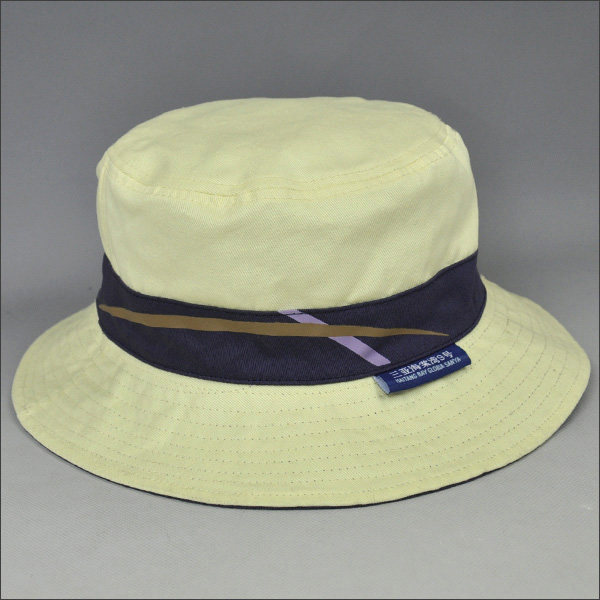 reversible yellow winter bucket hat