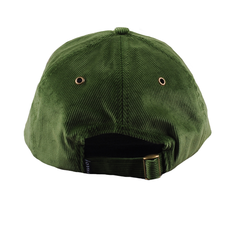 ventilate 3d embroidery corduroy 6-panel baseball cap