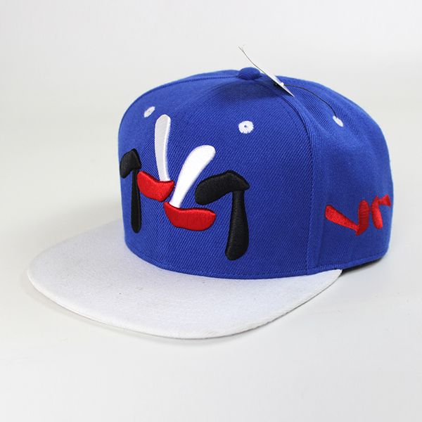 wholesale custom embroidery flat brim snapback cap