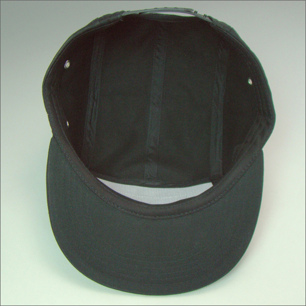 woven label cotton 5 panel hat