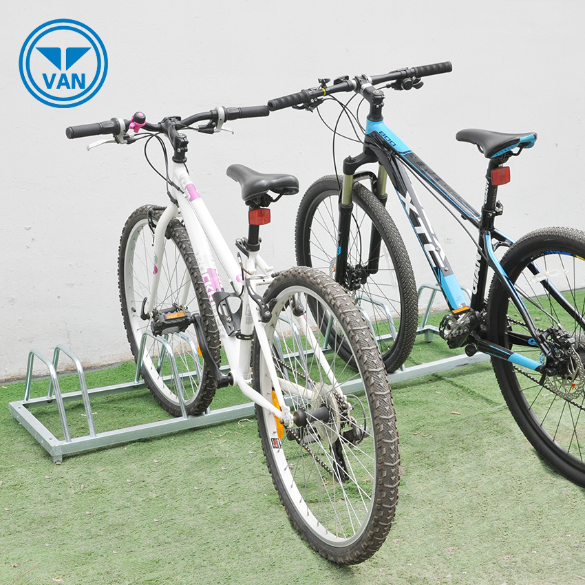 porcelana Soporte de bicicleta de suelo industrial para bicicletas de tipo nuevo de acero al carbono fabricante