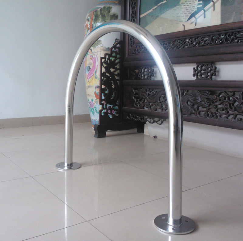 China Seitenständer Fahrrad U Mountainbike Ständer Rack Boden Parkplatz Hersteller