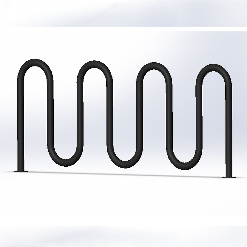 中国 环保户外波浪自行车架 制造商