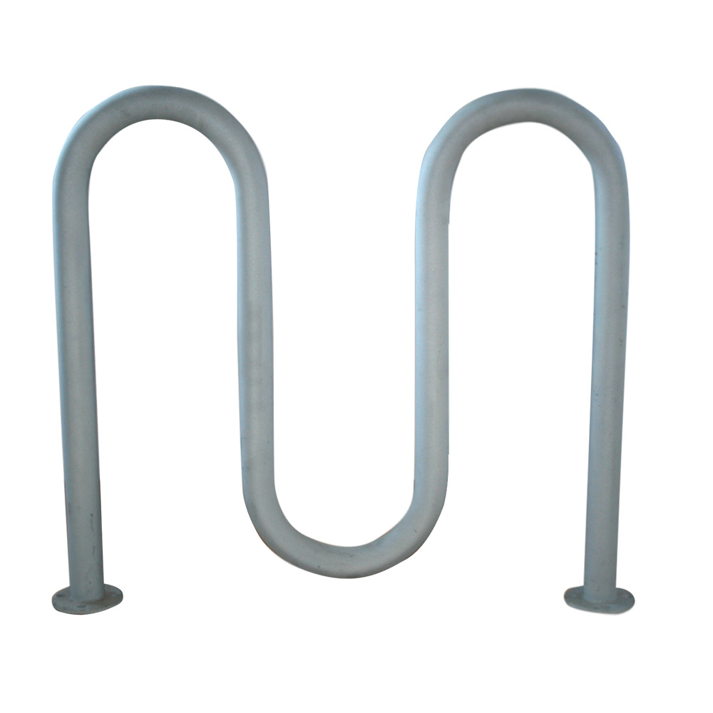 中国 落地式粉末涂层钢波自行车存放处 制造商