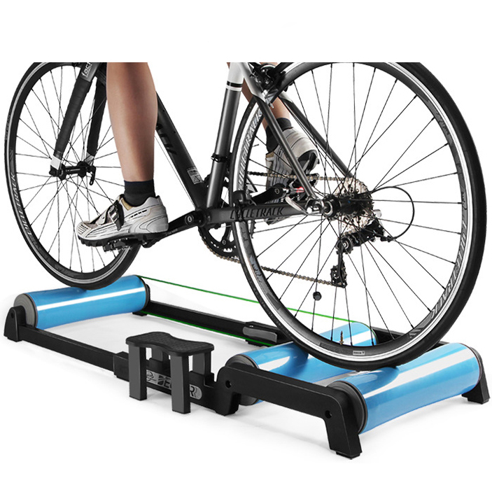 China Indoor exercise  bicycle trainer cycle MTB road bike roller for bike manufacturer