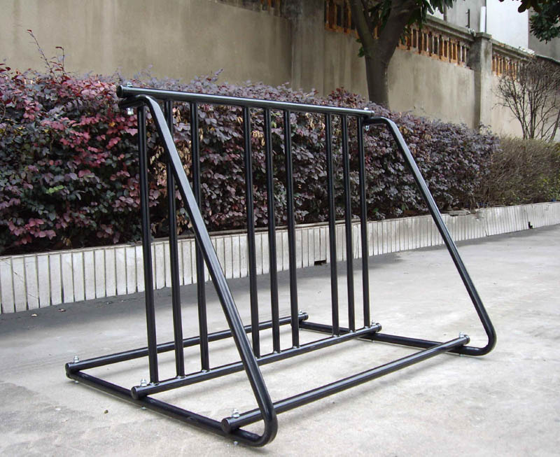 中国 户外钢格自行车架储物围栏自行车安全架 制造商