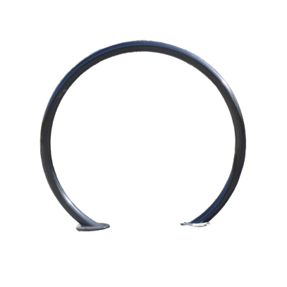 Chine Support de service de vélo galvanisé commercial de type plancher à cerceau unique fabricant