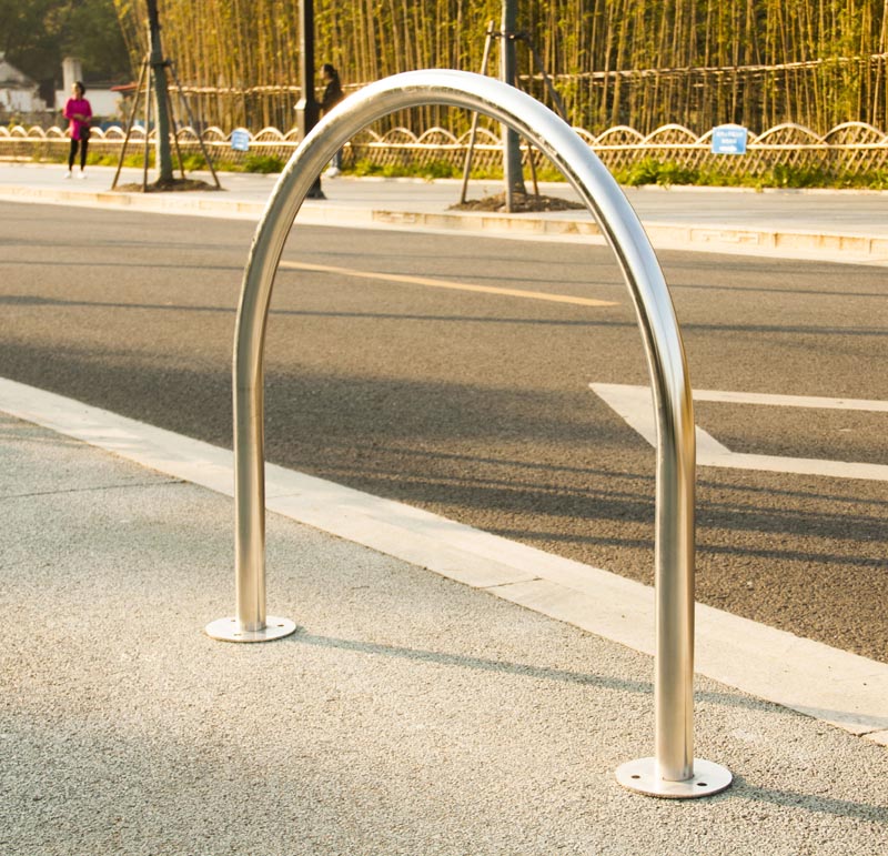 China U Type Stainless Steel Bike Floor Support Stand Bike Racks manufacturer