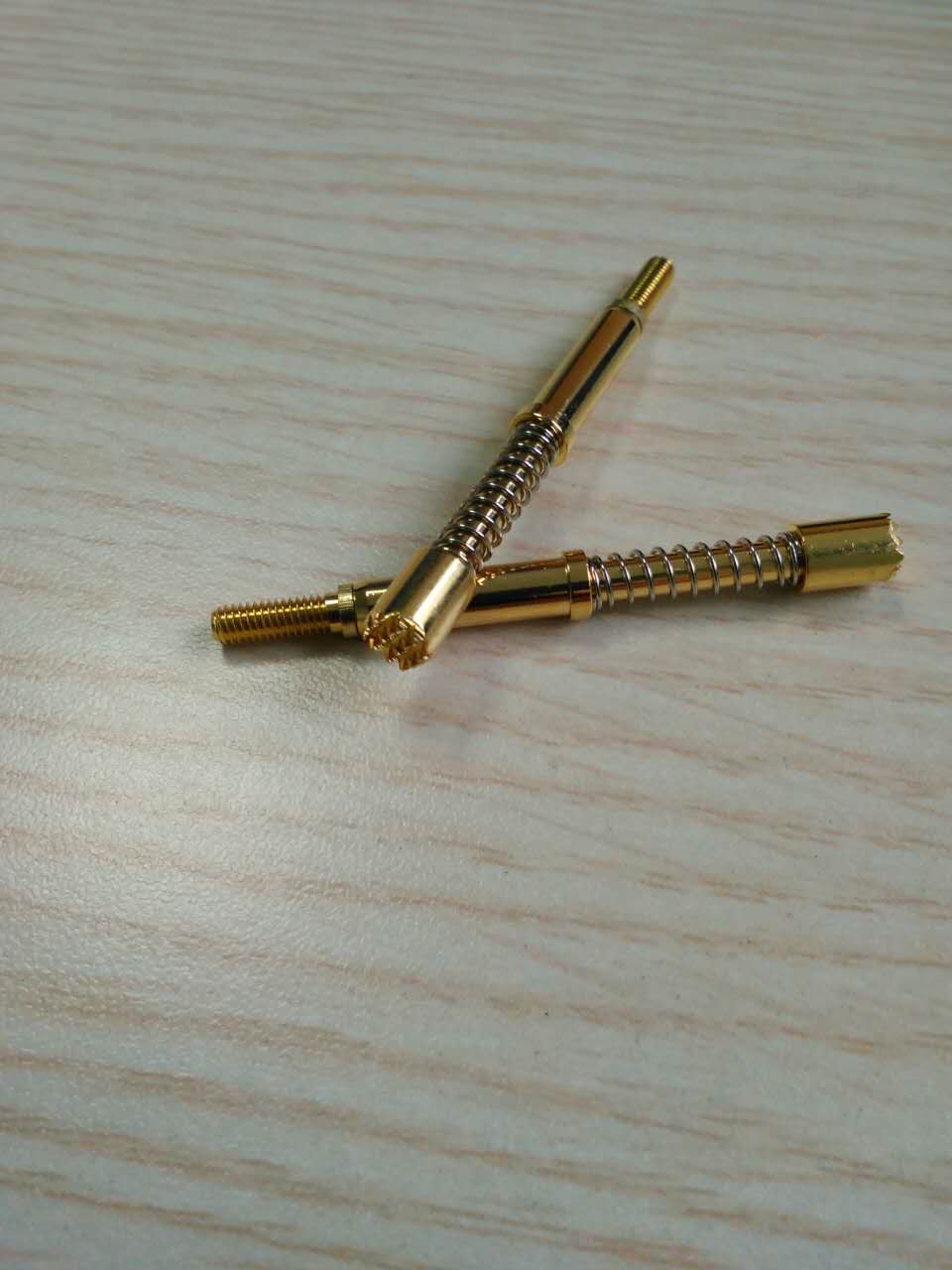China 15A current ration current pin with gold plating manufacturer