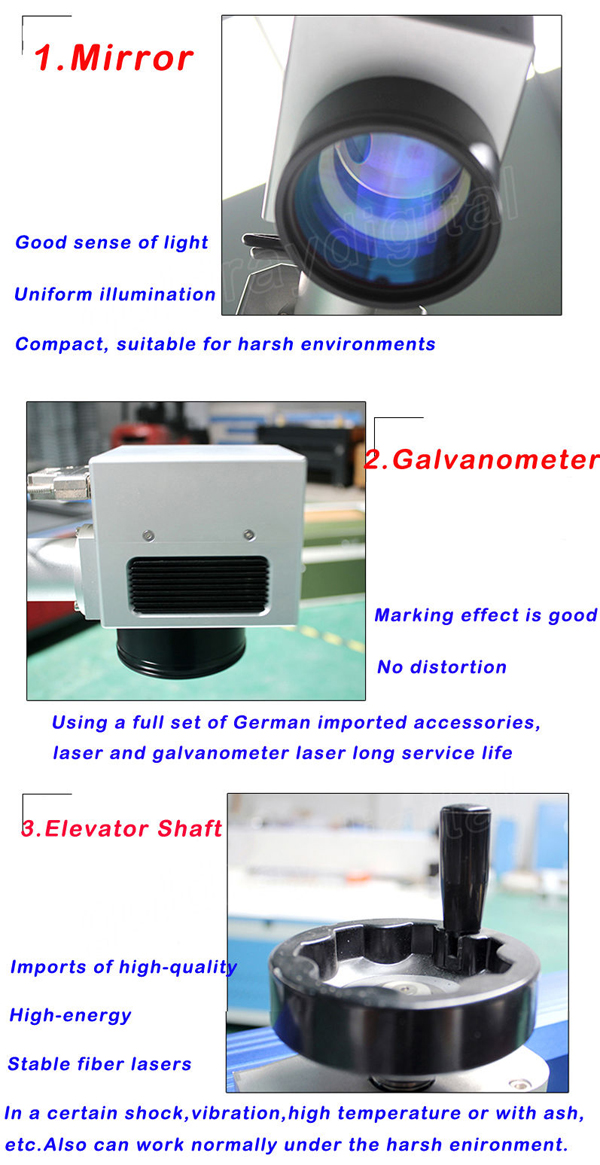 desktop fiber laser engraver marking machine 