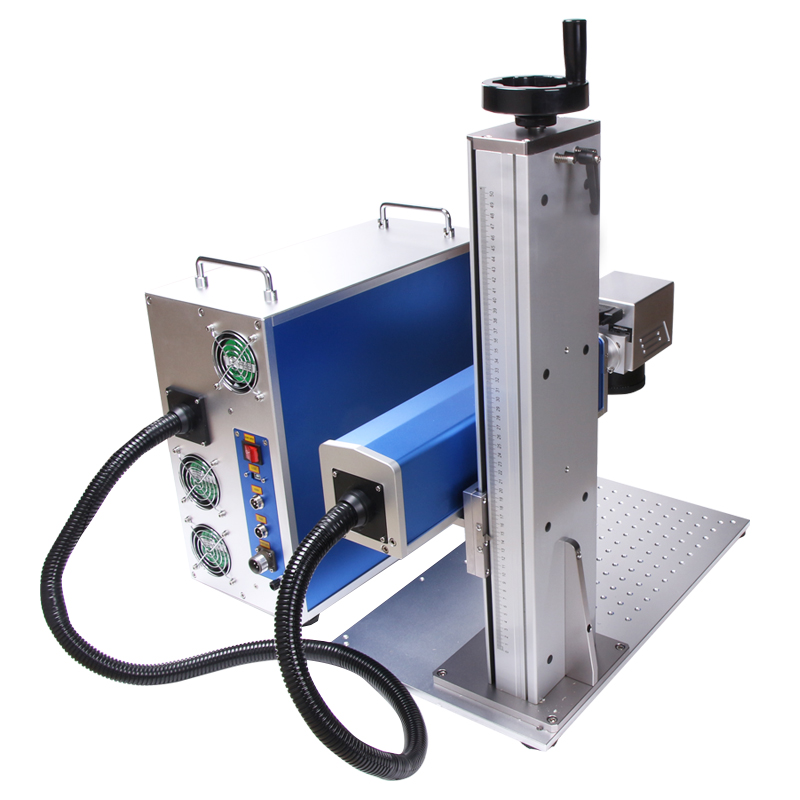 100W Raycus laser Mini Fiber Laser Marking Machine for metals engraving cutting