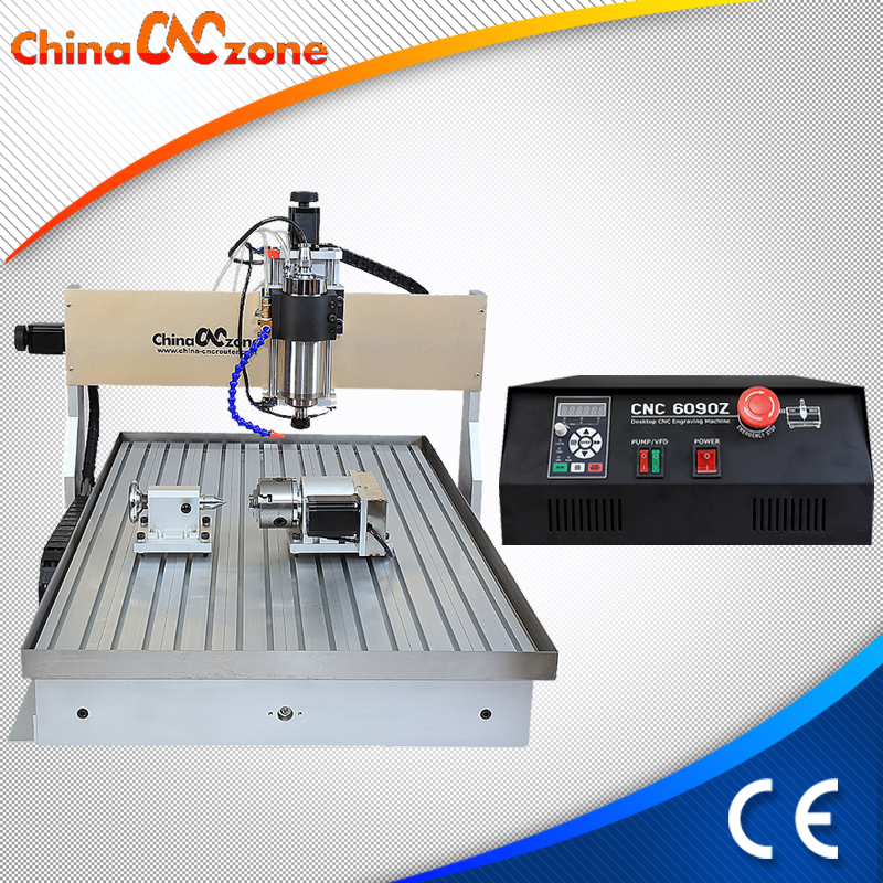 ChinaCNCzone nuovo 6090 CNC Router 4 assi con acqua fresca lavello sistema fresco e DSP Mach3 controller CNC USB per la selezione, prezzo competitivo.