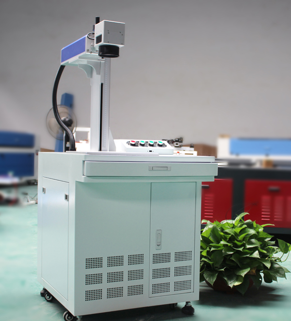 Bureaublad FLM-002 20W Fiber Laser graveur Machine apparatuur voor gravure markering van metaal