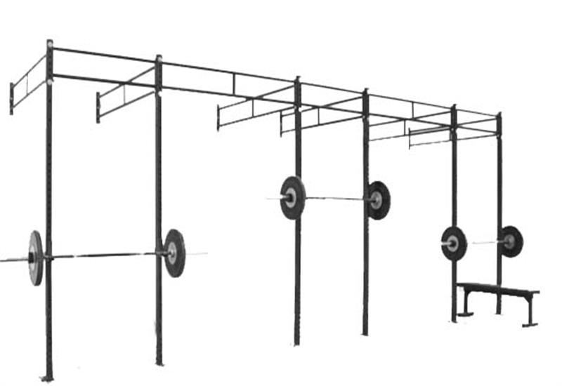 As montagens de parede Rig With Crossover Attachment Frame e Multi-Grip CF equipamentos com anexo