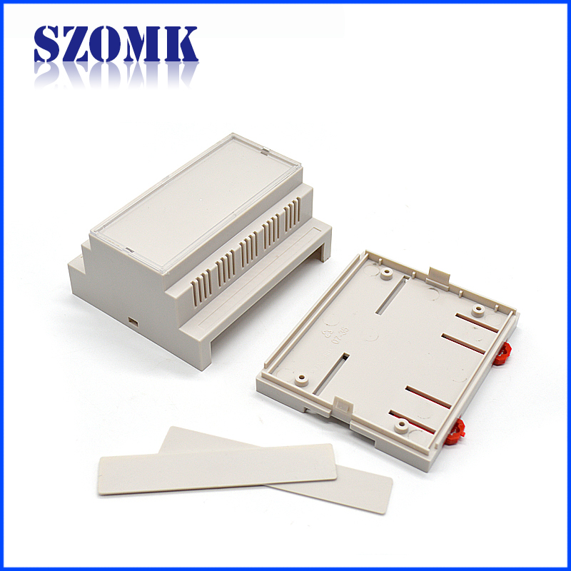 105*87*60mm SZOMK Plastic Box Electronic Device Housing Case LCD Din Rail Enclosure AK-DR-42