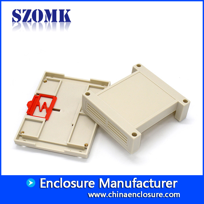 Plastic Din rail enclosures for electronic project with 115*90*40mm AK-P-01
