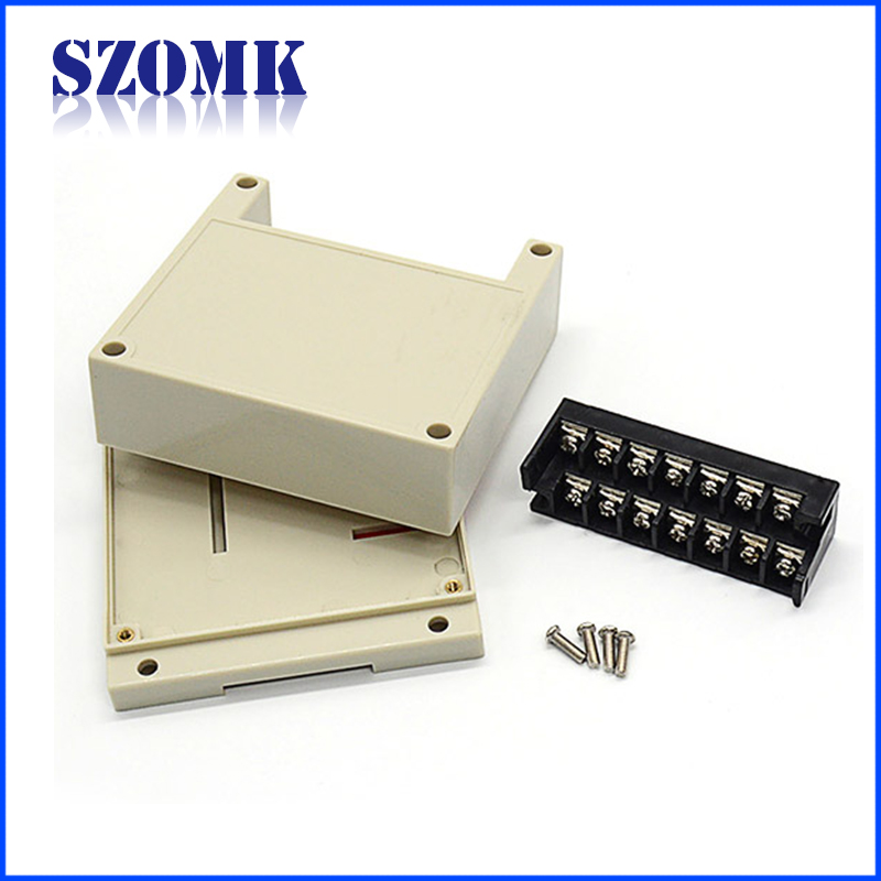 115*90*40mm SZOMK Electronic Products Din Rail Box Plastic Enclosure/AK-P-02a