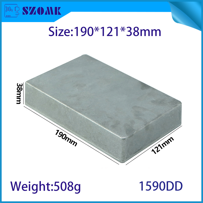 1590DD 190*121*38mm Aluminum Metal Stomp Box Case Enclosure Guitar Effect Pedal