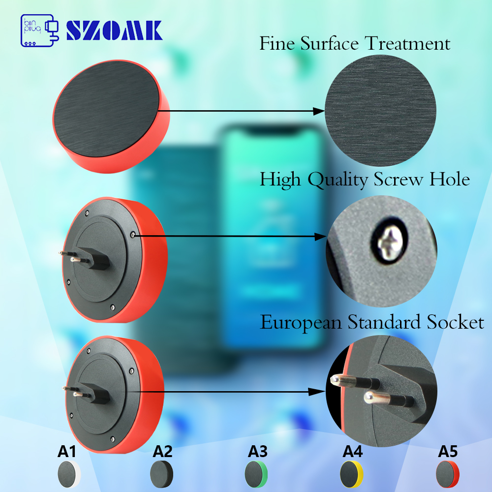 2021 external electrical carton cargo connector outlet plastic enclosure for fiber optic electrical homebase PCB AK-S-127