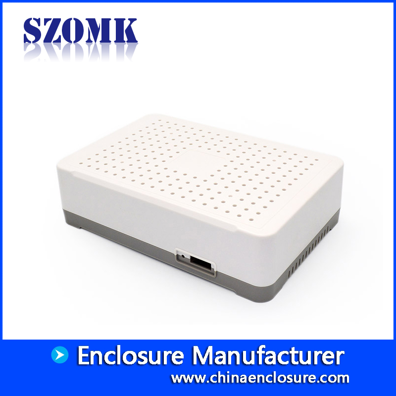 218 * 144 * 59mm高品质电子桌面塑料仪器外壳开关盒ABS电气接线盒/ AK-D-15