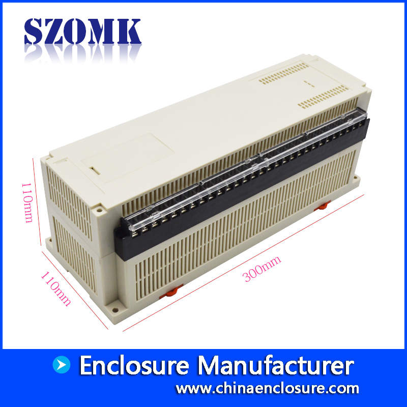 300*110*110mm szomk din rail plastic enclosure AK-P-23a