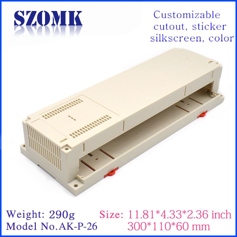 300*110*60mm din rail industrial junction box AK-P-26