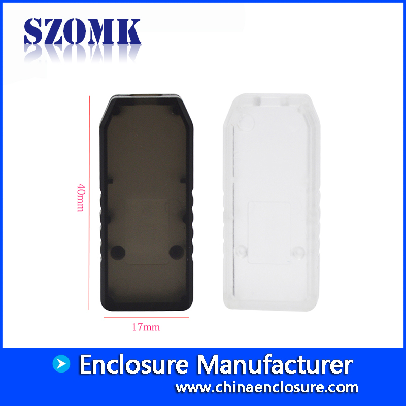 40x17x10mm Transparent ABS Plastic Standard Enclosure for usb/AK-S-27a