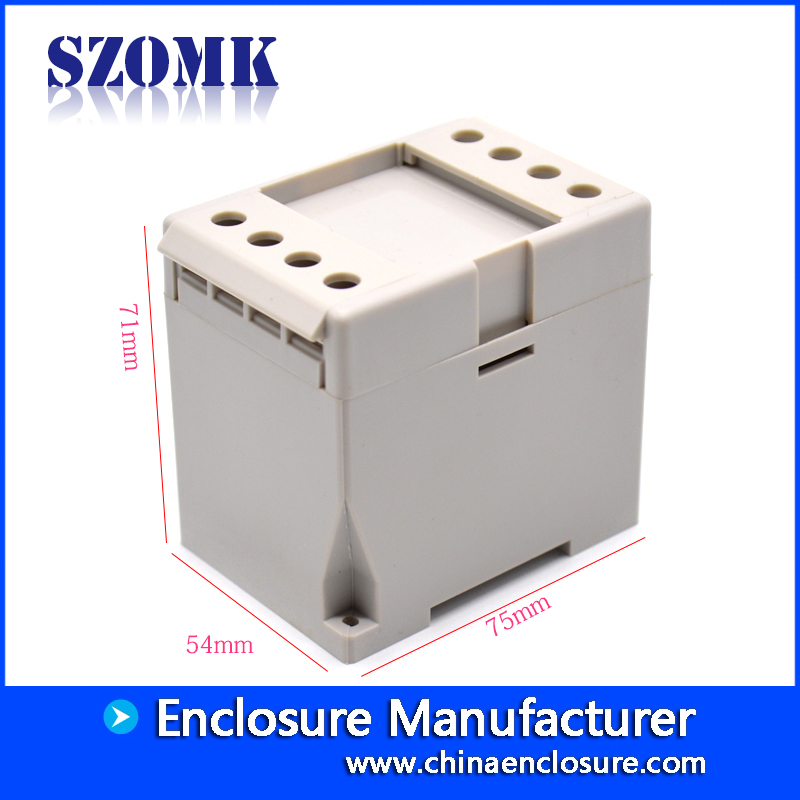 80*54*71mm plastic din rail enclosure electrical cabinet AK-DR-28