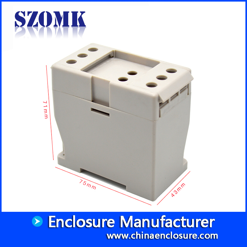 80 * 71 * 43mm塑料工程箱电子印刷电路板机箱AK-DR-27