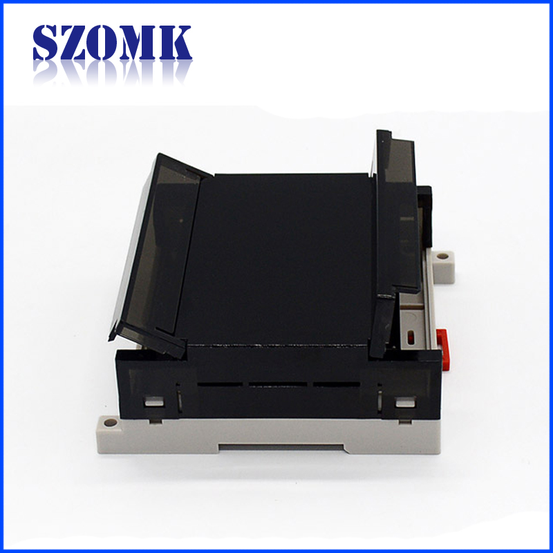 ABS Plastic Material Din Rail Enclosure/ AK-DR-24/ 98*98*38mm