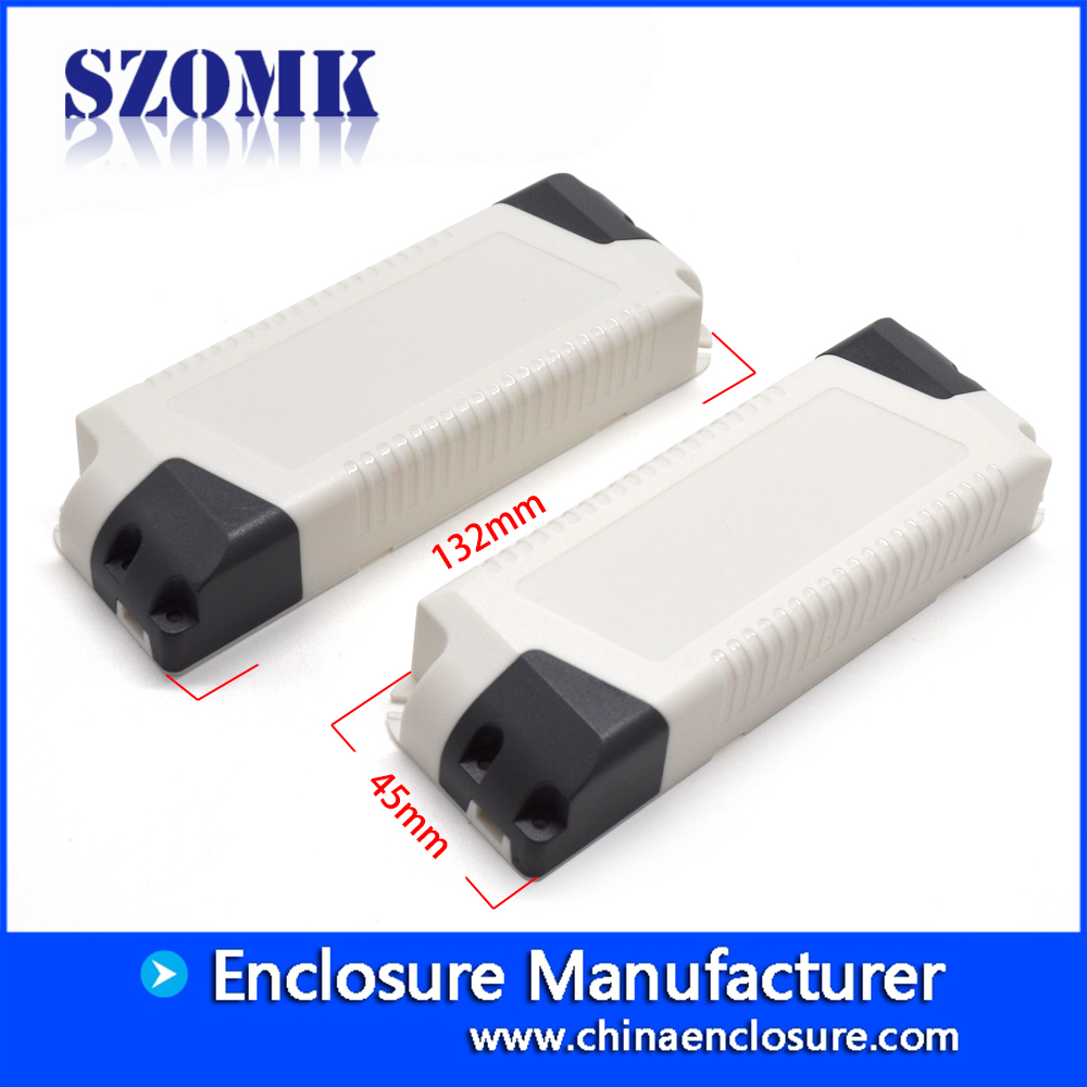 ABS plastic LED power supply enclosure control junxtion box size 132*45*24mm