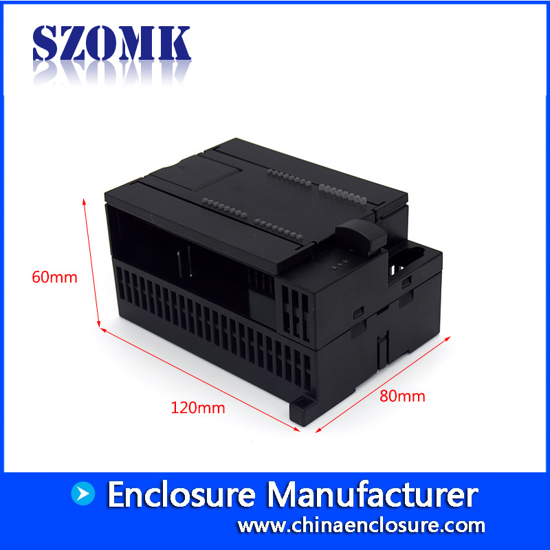 AK-P-19 plastic case din rail terminal block connector plastic plc industrial housing