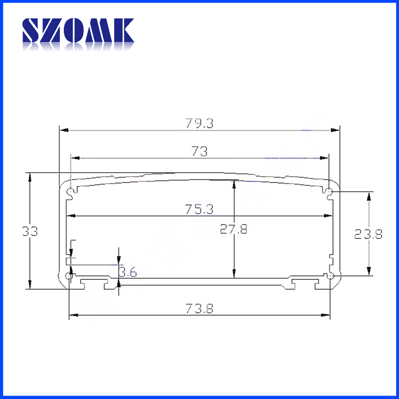 Aluminum Electronic Enclosure,AK-C-B44