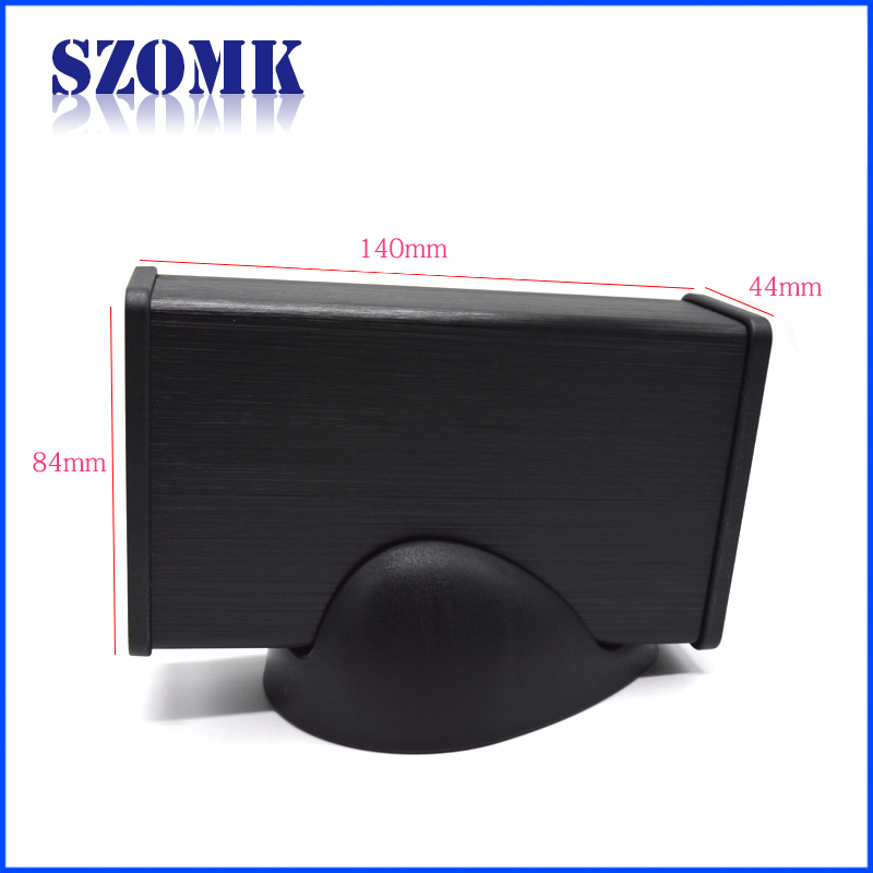 Aluminum Electronics Casing Electrical Box With Cover Wire Drawing Surface With Holder Enclosures