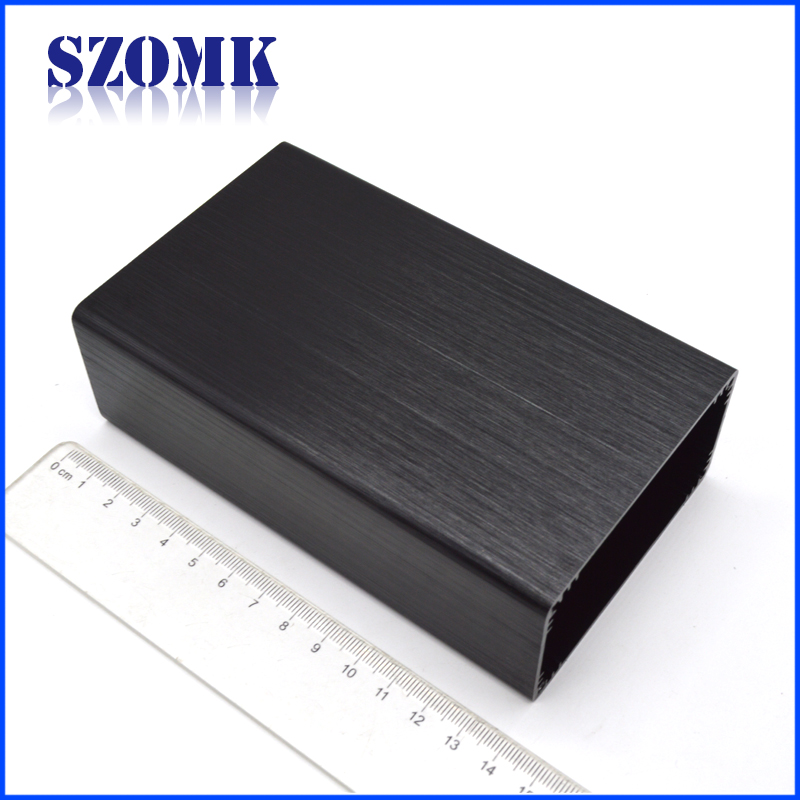 Aluminum Electronics Casing Electrical Box With Cover Wire Drawing Surface With Holder Enclosures