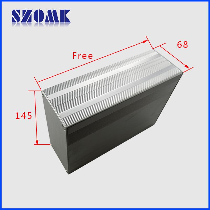 Aluminum enclosure china seperated style small aluminium box case AK-C-C25