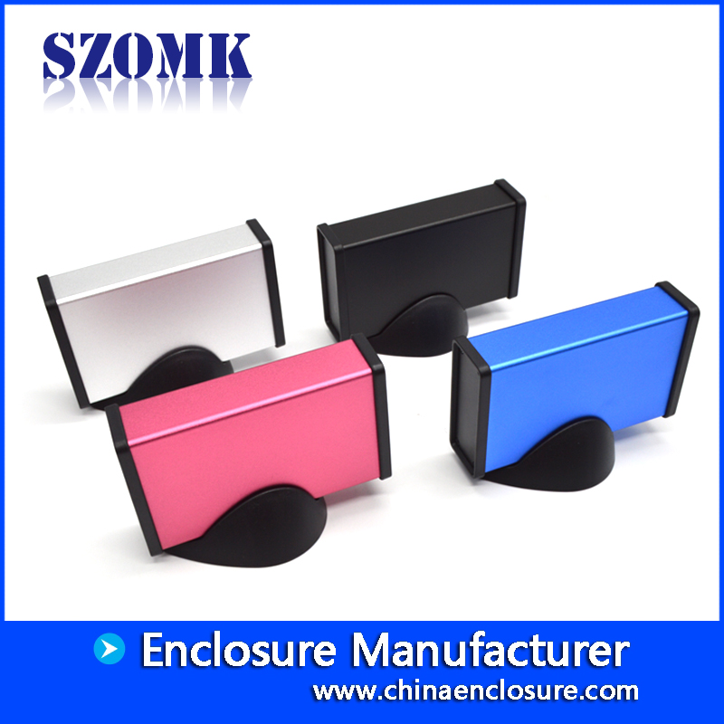 Aluminum profile electronic enclosure box for electronic project with 25*63*100mm