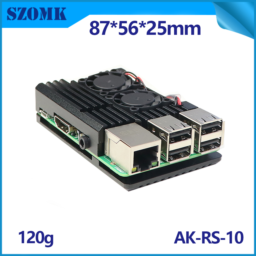 Best Heatsink For Raspberry Pi 4 Argon 3B+ Fan Case 3D Cooling Custom Aluminium Armor With Dual Zero Rpi Gpi Bundle Aluminum AK-RS-10