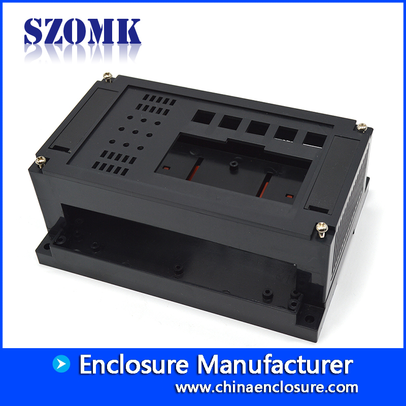 Good qualtity plastic Din Rail Enclosure Plastic Distribution Housing Case for Electronic AK-P-12 155*110*60mm