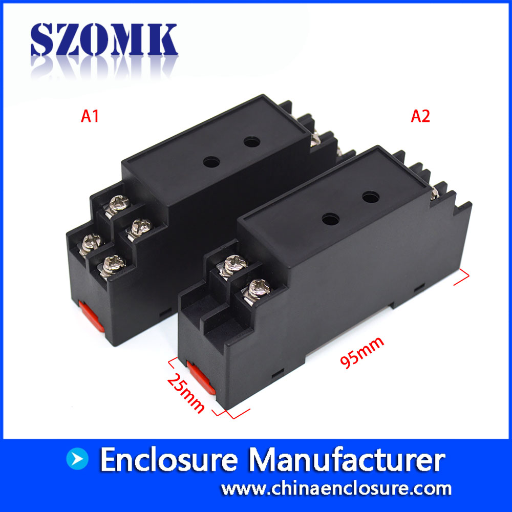 China high quality outlet standard  95X25X41 mm abs plastic junction case supply/AK-DR-33b