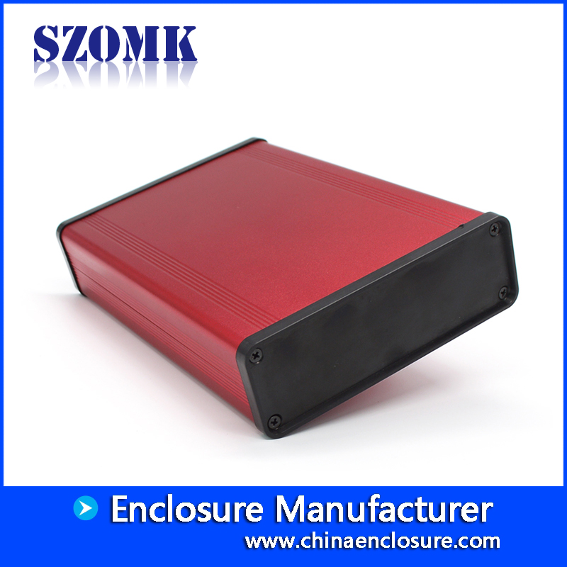 China hot sale 6030 aluminum 115X106X34mm with plastic panels junction housing supply/AK-C-C71